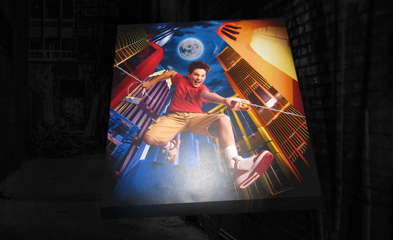 Universal Studios large format composite, 24 ft tall